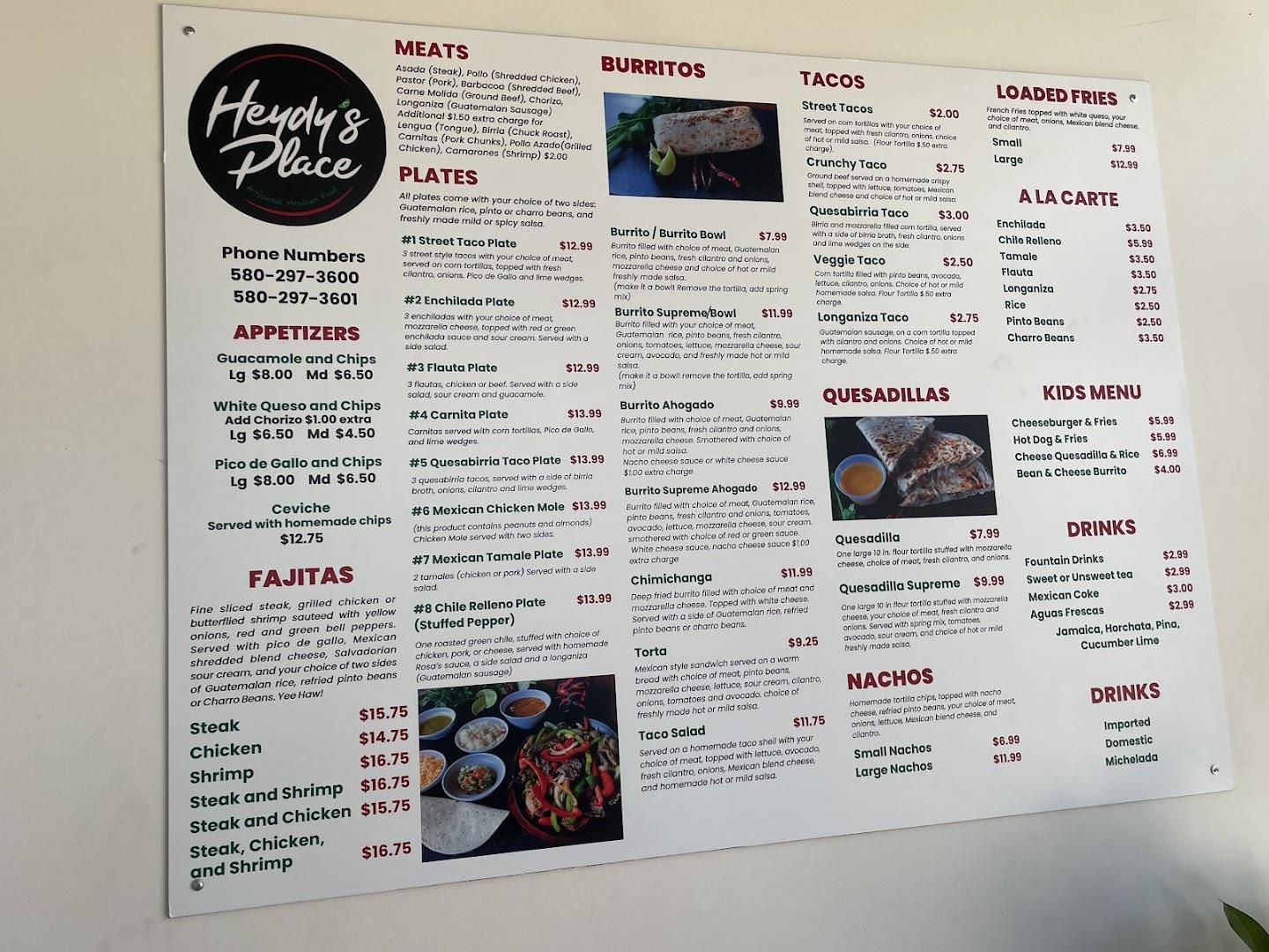 Heydy's Place Menu image 3